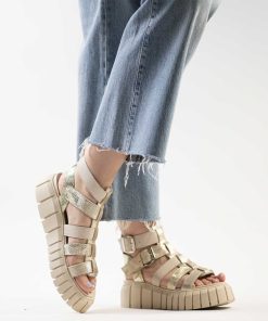 Sandalias Plataforma Burano | Pompeya Cream