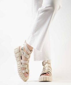 Sandalias Plataforma Burano | Pompeya Cream