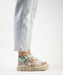 Sandalias Plataforma Burano | Monza Aqua Mint