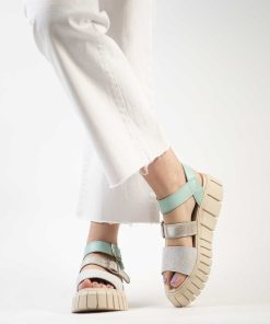 Sandalias Plataforma Burano | Monza Aqua Mint