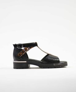 Todo Bototos Y Zapatos Light Weight Burano | Capri Black Print