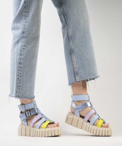 Sandalias Plataforma Burano | Pompeya Neon Night