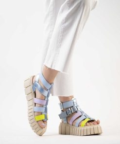 Sandalias Plataforma Burano | Pompeya Neon Night