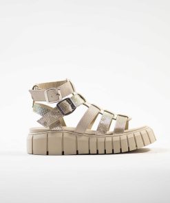 Sandalias Plataforma Burano | Pompeya Cream