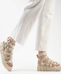 Sandalias Plataforma Burano | Pompeya Cream