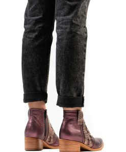 Botines Y Botas Con Taco Burano | Ariel Burgundy