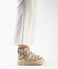 Sandalias Plataforma Burano | Pompeya Cream