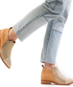 Botines Sin Taco Burano | Lupe Golden Camel