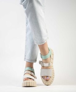 Sandalias Plataforma Burano | Monza Aqua Mint