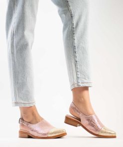 Zapatos Y Sandalias Sin Taco Burano | Emily Rosa Gold