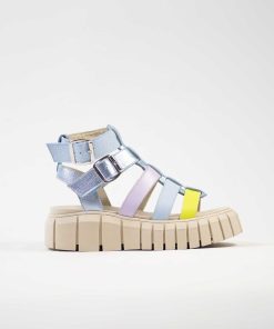 Sandalias Plataforma Burano | Pompeya Neon Night