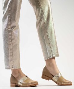 Zapatos Y Sandalias Sin Taco Burano | Cloe Coco Camel