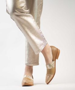 Zapatos Y Sandalias Sin Taco Burano | Cloe Coco Camel