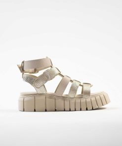 Sandalias Plataforma Burano | Pompeya Cream