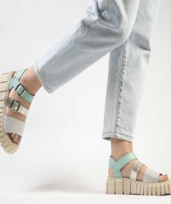 Sandalias Plataforma Burano | Monza Aqua Mint