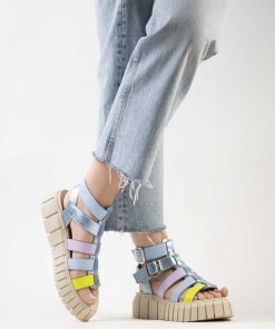 Sandalias Plataforma Burano | Pompeya Neon Night