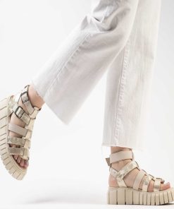 Sandalias Plataforma Burano | Pompeya Cream