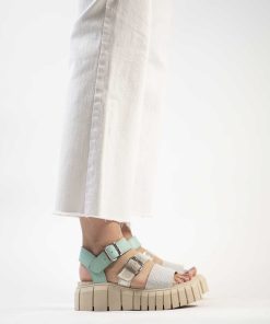 Sandalias Plataforma Burano | Monza Aqua Mint