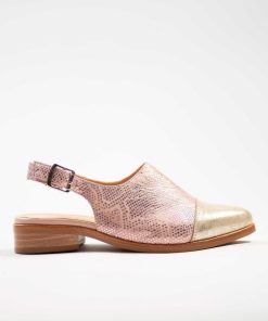 Zapatos Y Sandalias Sin Taco Burano | Emily Rosa Gold