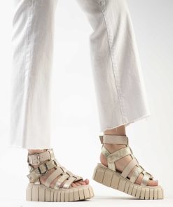 Sandalias Plataforma Burano | Pompeya Cream