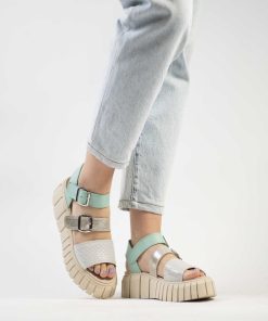 Sandalias Plataforma Burano | Monza Aqua Mint