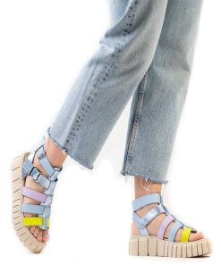 Sandalias Plataforma Burano | Pompeya Neon Night